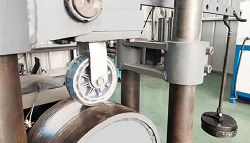 Heavy duty caster walking performance test