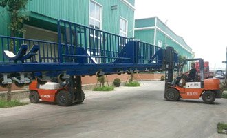 A certain factory in China has high precision requirements for the goods stored on the material truck