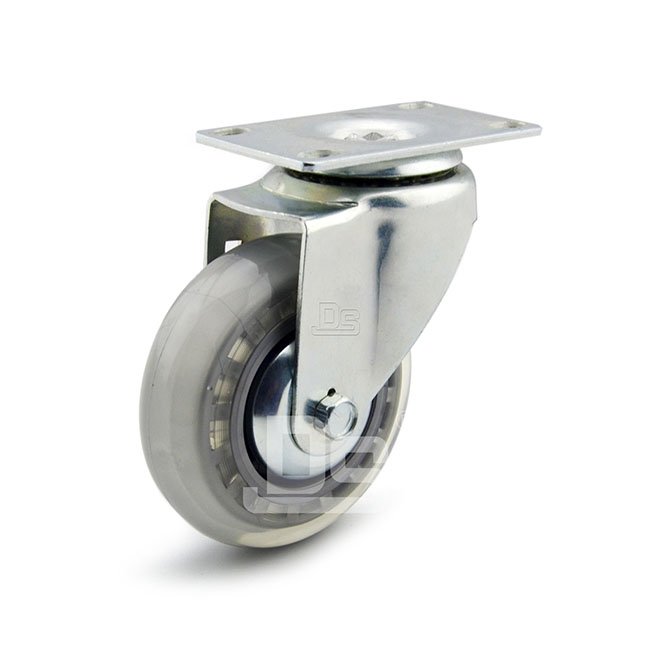 DS20 Series High Elastic Transparent Polyurethane Swivel Caster