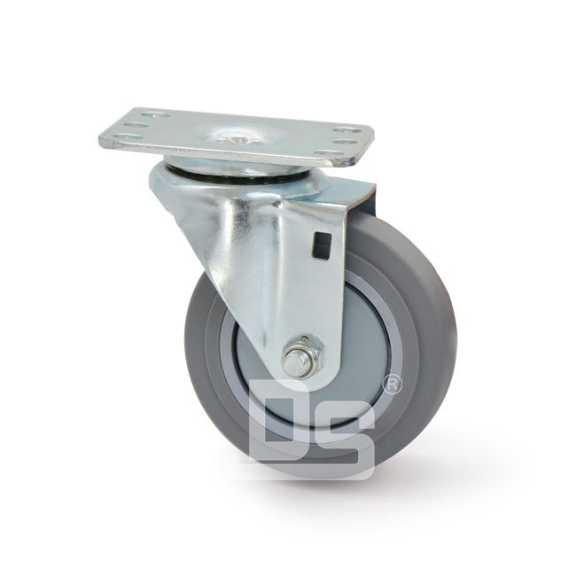DS20 Anti-static Plastic Core TPE Rubber Tread Swivel Caster