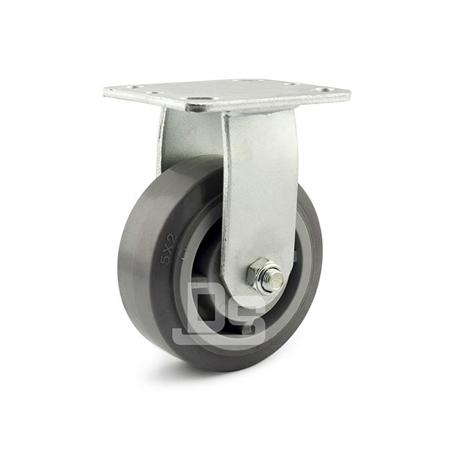 DS40 Series Plastic Core TPE Rubber Tread Rigid Caster