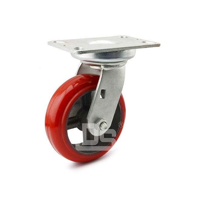 DS93 Series Rubber Block Shock Absorbing Swivel Caster 