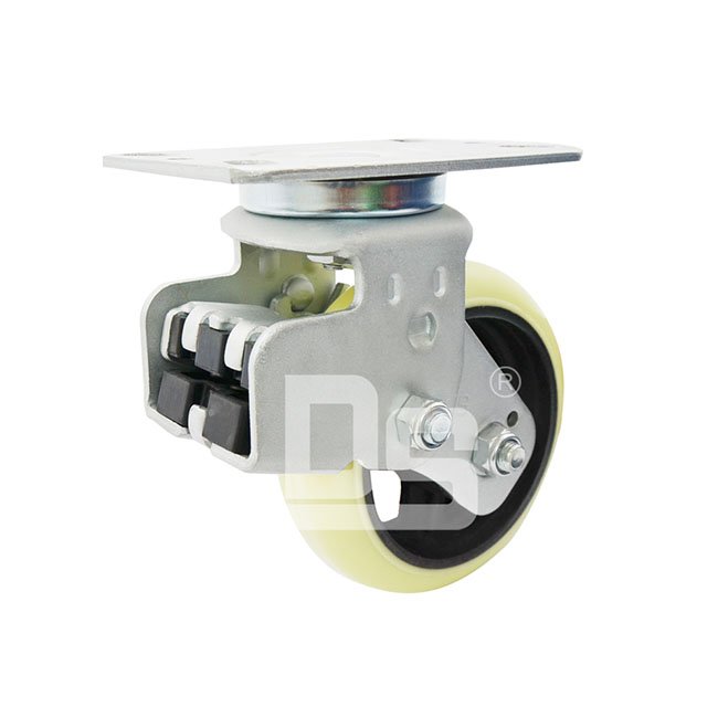 DS98 Series Rubber Block & Spring Shock Absorbing Swivel Caster 