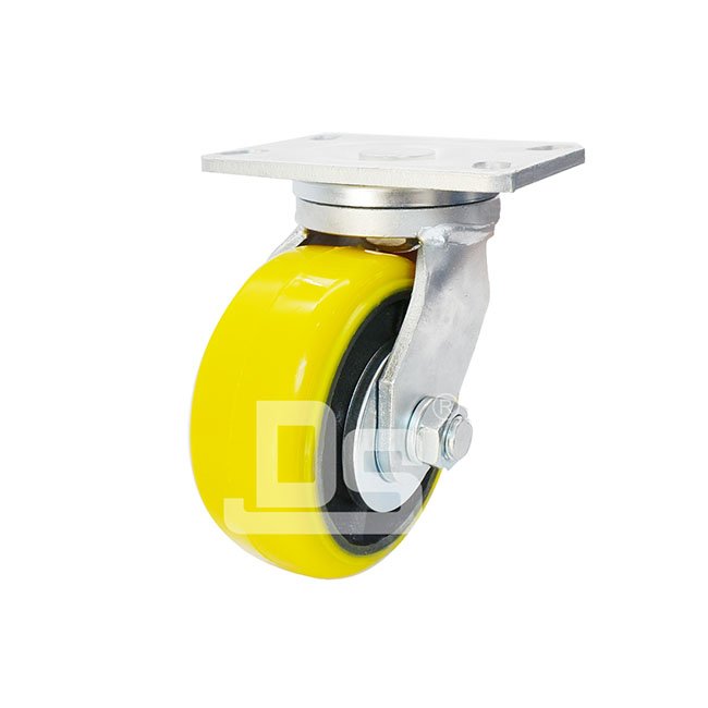 DS51 Series Iron Core Heavy Duty Polyurethane Tread Swivel Caster 