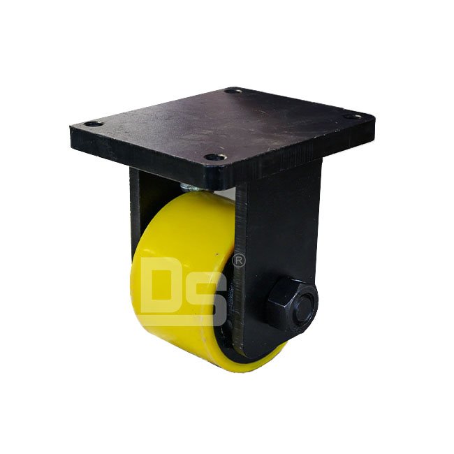 DS70 Series Iron Core Heavy Duty Polyurethane Tread Rigid Caster