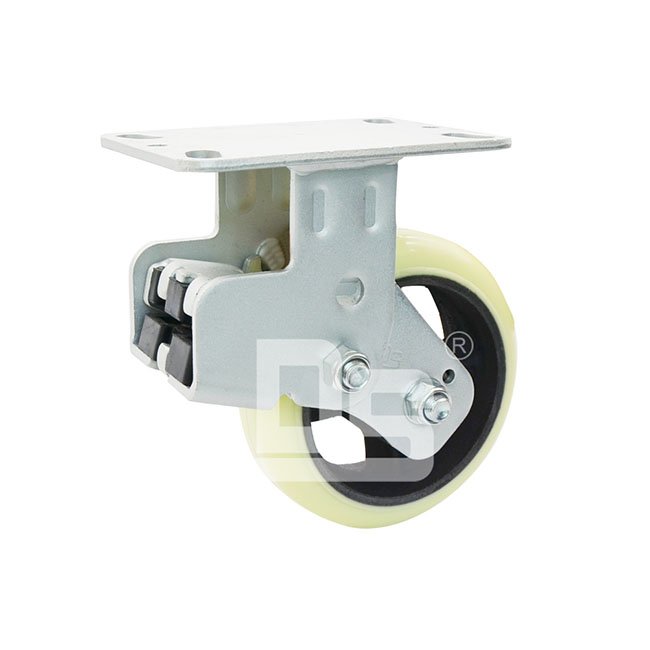 DS98 Series Rubber Block & Spring Shock Absorbing Rigid Caster