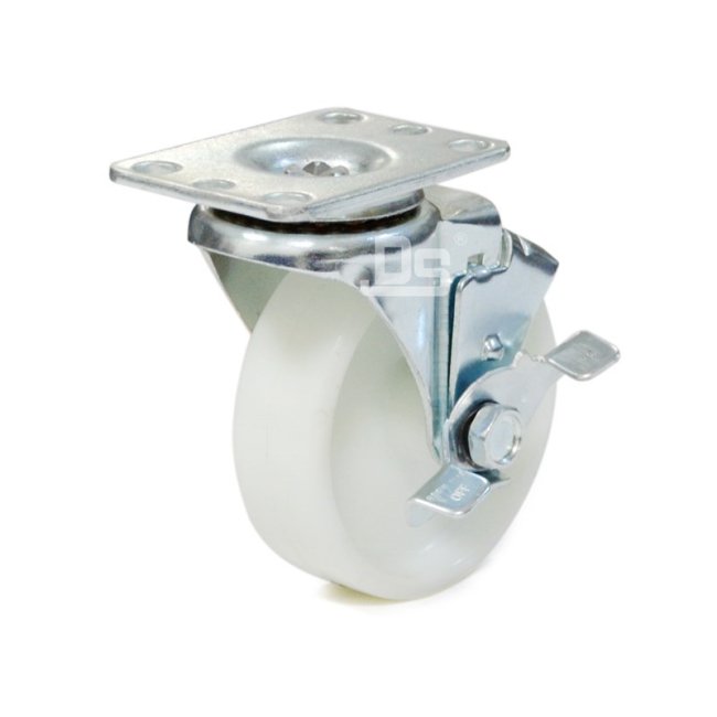 DS-20 light duty Nylon Swivel with Side Brake Caster 120-165kg